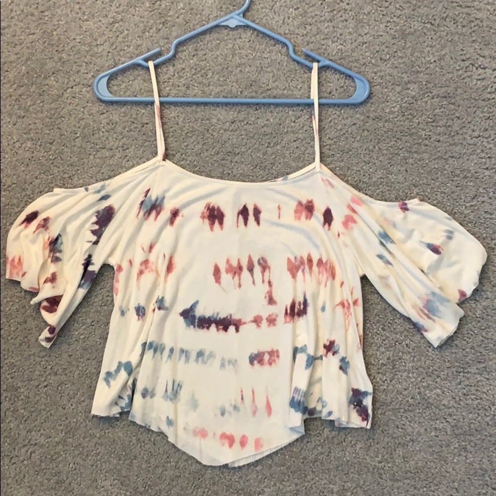 American Eagle off the shoulder shirt shirt